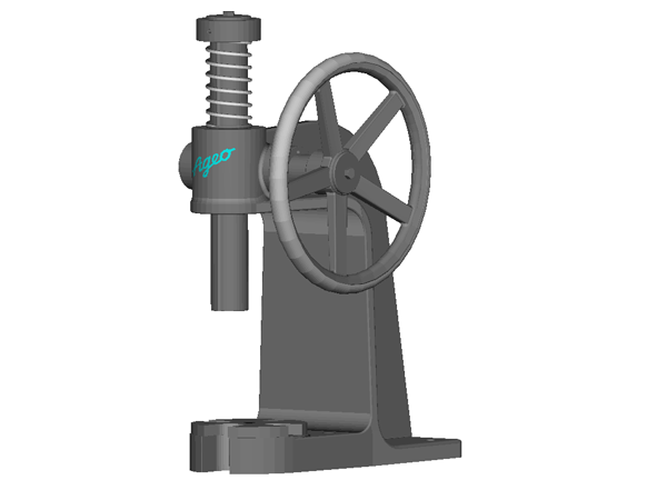 Mandrel Press with Flywheel